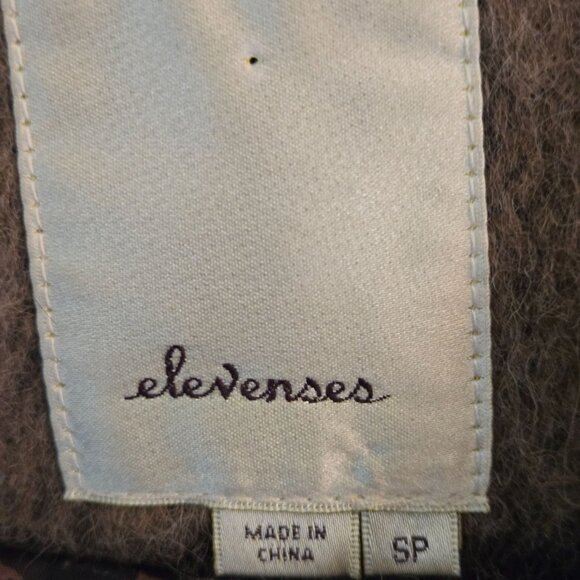 Anthropologie Elevenses Buffalo Plaid Vest Western Blanket Size S - Picture 10 of 11